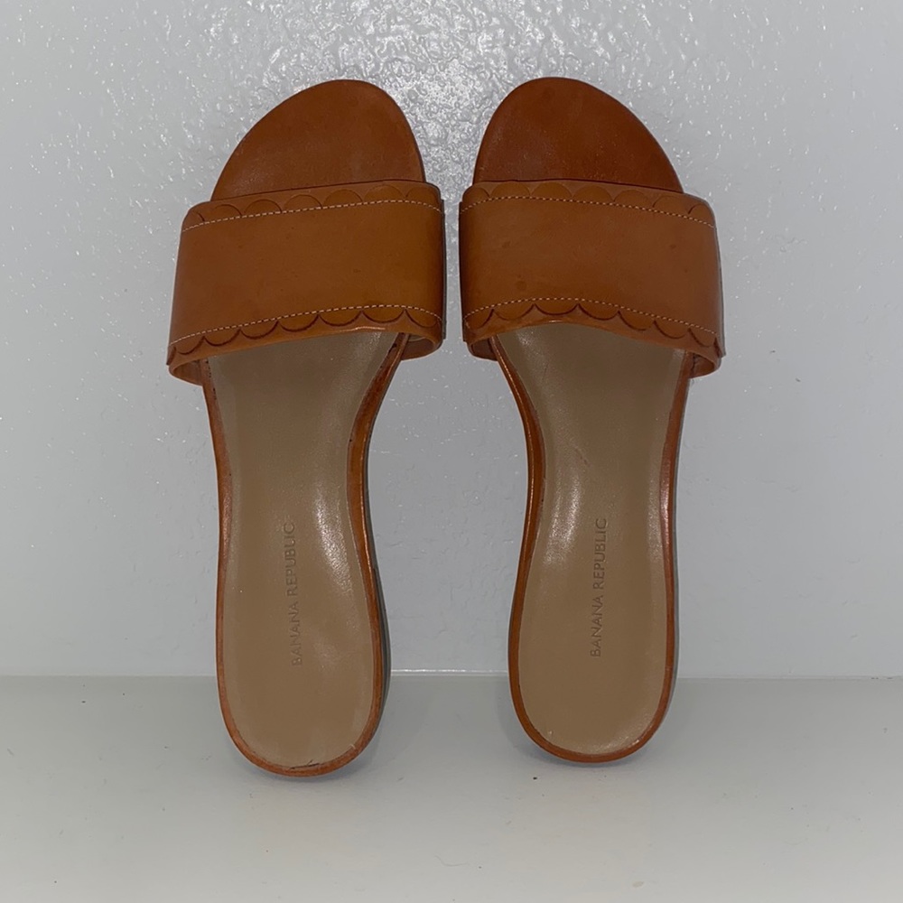 Nude Slide Sandals